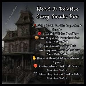 Weird Is Relative Sassy Sneaks Box